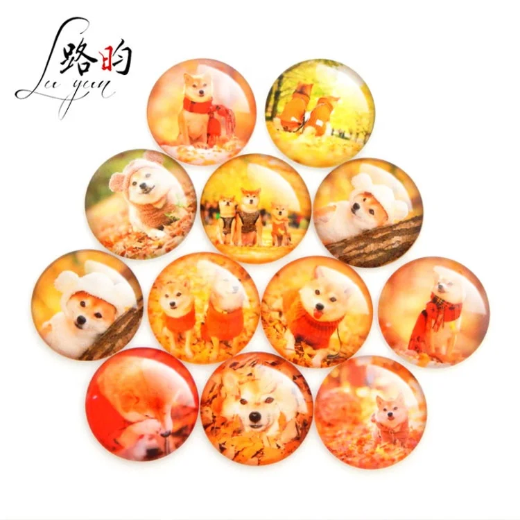 Custom Animal Husky Dog Picture 40mm Round Crystal Glass Fridge Magnet For Home Decoration, Free customization
Custom Animal Husky Dog Picture 40mm Round Crystal Glass Fridge Magnet For Home Decoration, Free customization