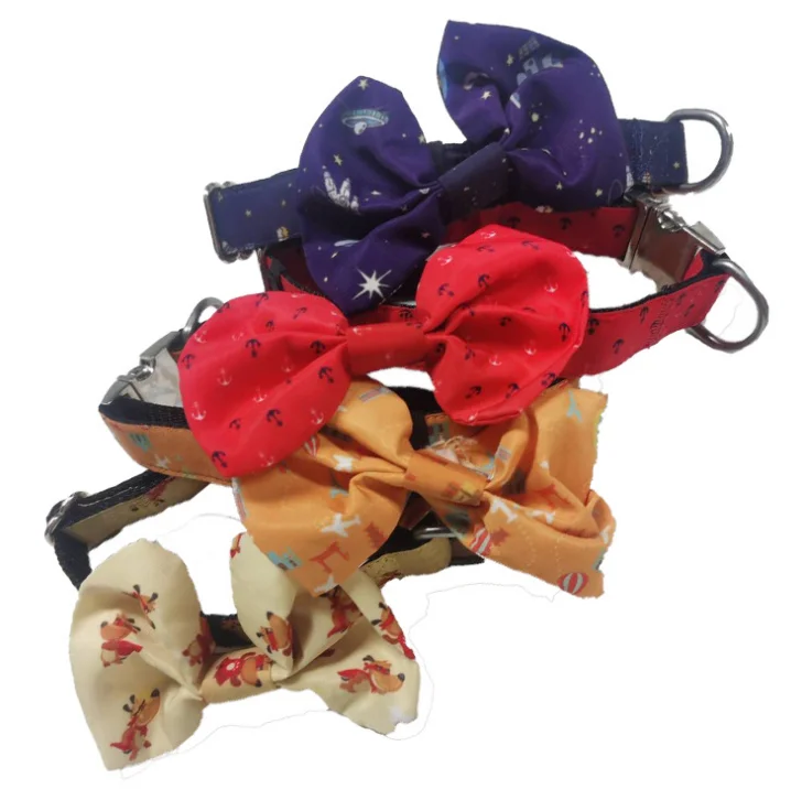 Hot selling customize cute dog accessories pet suppliers collar dog bowknot pet dog collar
Hot selling customize cute dog accessories pet suppliers collar dog bowknot pet dog collar