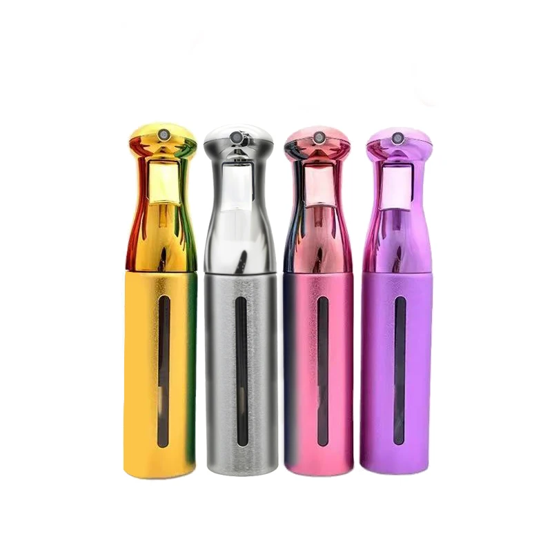 New Colorful 300ML Aluminum Bottle Professional Spray Bottles Salon Tools Hairdressing Fine Mist Spray Bottles, 5 colors 
New Colorful 300ML Aluminum Bottle Professional Spray Bottles Salon Tools Hairdressing Fine Mist Spray Bottles, 5 colors