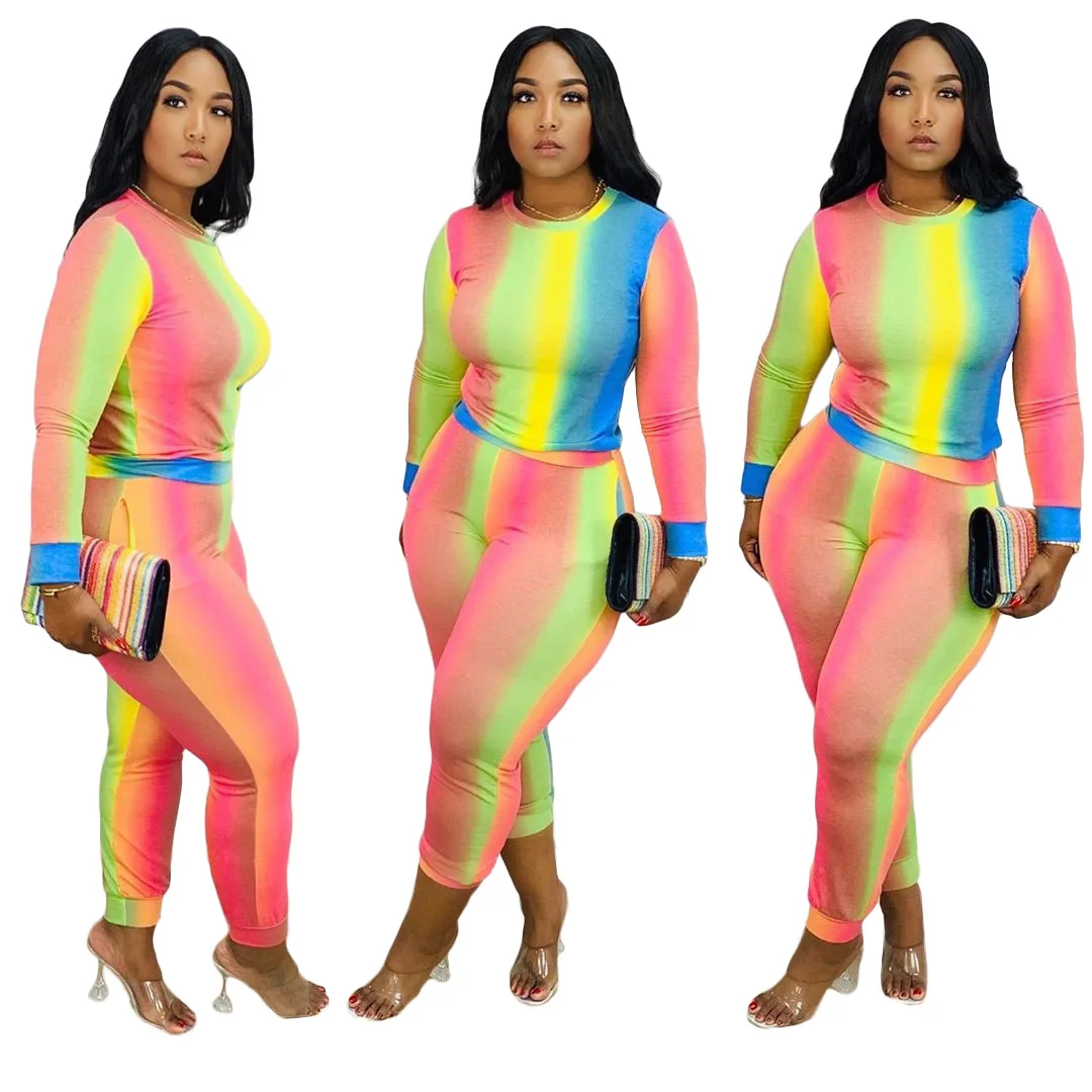 J9778 FALL clothing Pants Set Colorblock Women Casual Sport Long Sleeve Two Piece Set
J9778 FALL clothing Pants Set Colorblock Women Casual Sport Long Sleeve Two Piece Set