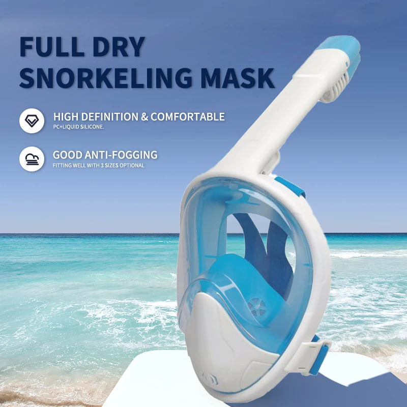THENICE Spot Special Promotional Swimming Products Dry Anti-fog HD Full Face Diving Snorkeling Mask
THENICE Spot Special Promotional Swimming Products Dry Anti-fog HD Full Face Diving Snorkeling Mask