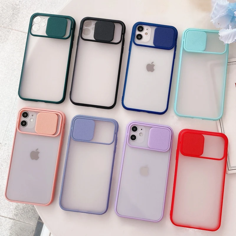 Wholesale Shockproof Slide Camera Lens Protection Clear Mobile Phone Case for iPhone 7 8 Plus XR XS 11 12 Pro Max, 8 color
Wholesale Shockproof Slide Camera Lens Protection Clear Mobile Phone Case for iPhone 7 8 Plus XR XS 11 12 Pro Max, 8 color