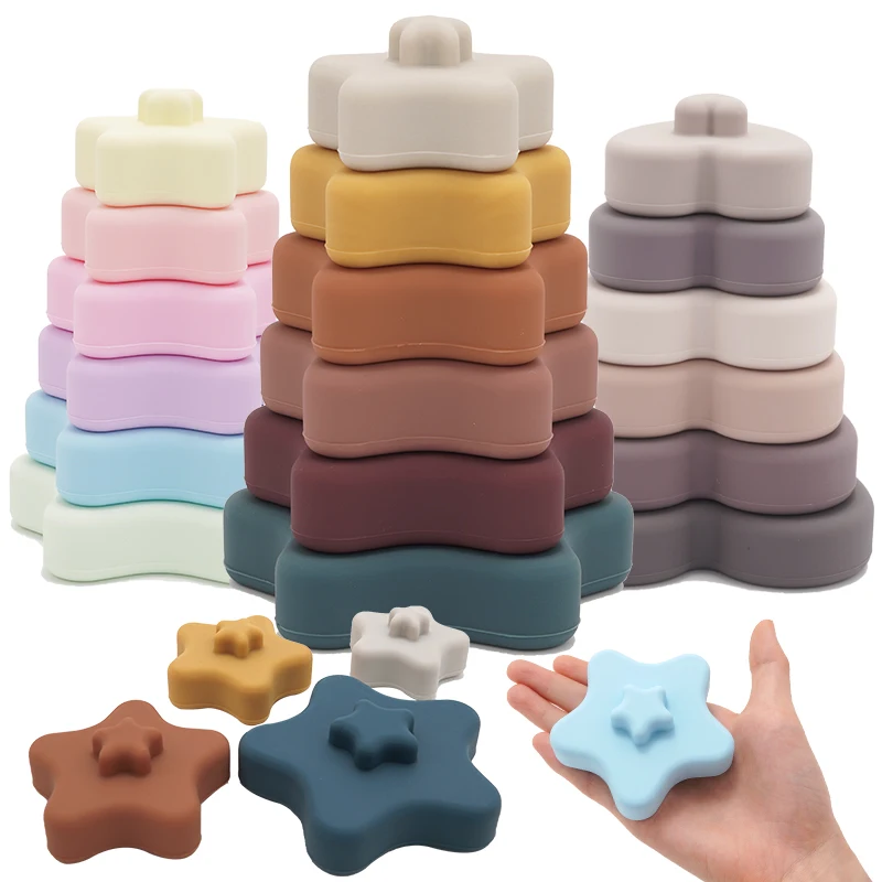2020 New Arrivals BPA Free Safety Edible 3D Silicone Star Heart Rubber Teether Building Blocks Baby Educational Toys, Colorful
2020 New Arrivals BPA Free Safety Edible 3D Silicone Star Heart Rubber Teether Building Blocks Baby Educational Toys, Colorful