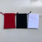 China Wholesale Good Quality Fashion Color Custom Logo Velvet Drawstring Jewelry Pouch Bag 5*7cm 2*2.75 inches