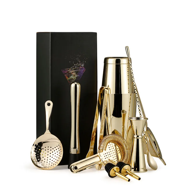 High-quality cocktail bartender set stainless steel non-toxic tasteless and durable, Rose gold
High-quality cocktail bartender set stainless steel non-toxic tasteless and durable, Rose gold