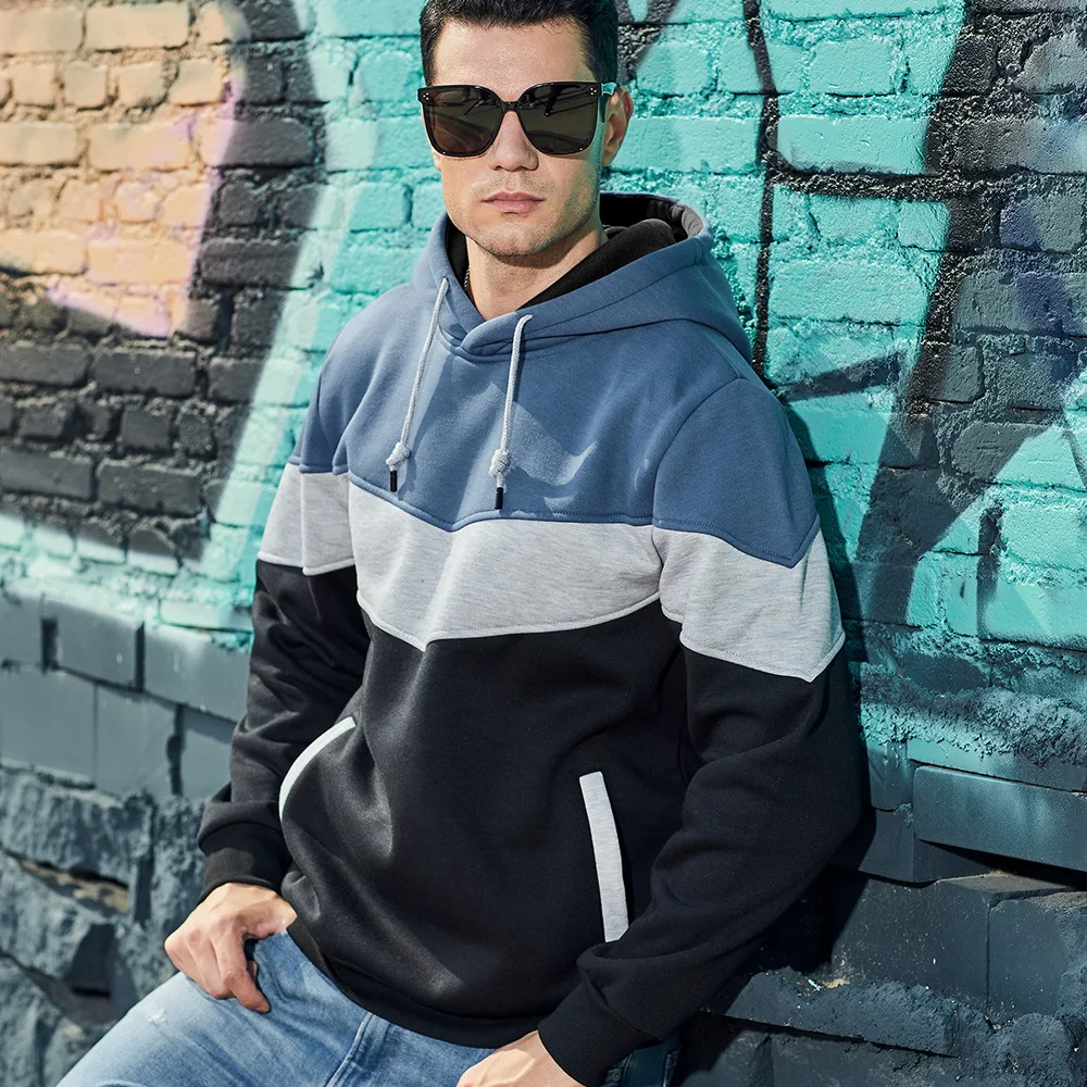 Newest Creative Patchwork Fleece Hooded Sweatshirt Autumn Winter Warm Colorful Hoodies Pullover Men's Casual Loose Sports Top
Newest Creative Patchwork Fleece Hooded Sweatshirt Autumn Winter Warm Colorful Hoodies Pullover Men's Casual Loose Sports Top