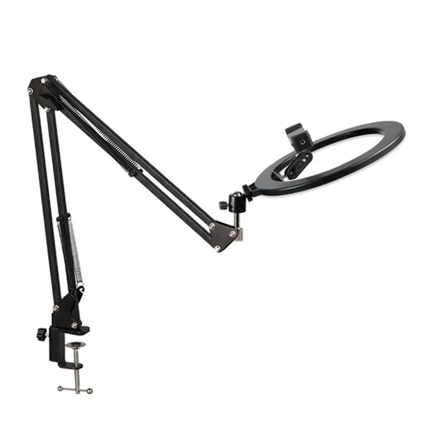 Top Quality Flexible Retractable Phone Stand Holder Ring Light With Desk Long Arm Mobile Phone Holders, Black
Top Quality Flexible Retractable Phone Stand Holder Ring Light With Desk Long Arm Mobile Phone Holders, Black