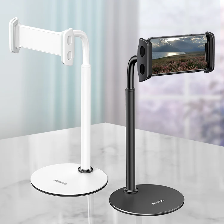 Gooseneck Table Desk Mobile Phone Stand Desktop Live Cell Phone Tablet Holder Adjustable, Black white or custom
Gooseneck Table Desk Mobile Phone Stand Desktop Live Cell Phone Tablet Holder Adjustable, Black white or custom