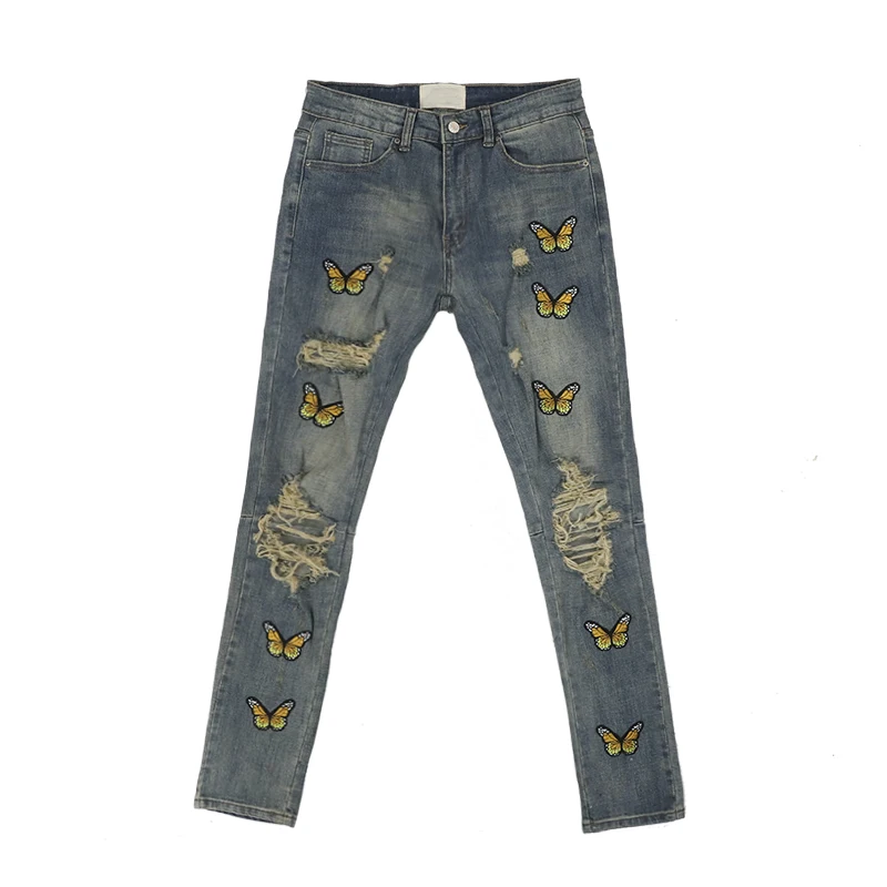 Denim Butterfly Knife Cut Loose Straight Leg Street Style Casual Jeans Mens Designer Jeans
Denim Butterfly Knife Cut Loose Straight Leg Street Style Casual Jeans Mens Designer Jeans