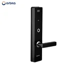 Orbita intelligent fingerprint password card reader smart door lock app wifi computer phone remote control