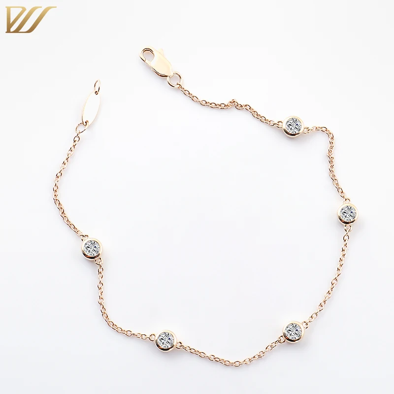 Simple elegant 3mm lab diamond bracelet HPHT diamond Jewlery 14k yellow gold fine bijoux jwellery, White/rose gold/yellow gold
Simple elegant 3mm lab diamond bracelet HPHT diamond Jewlery 14k yellow gold fine bijoux jwellery, White/rose gold/yellow gold
