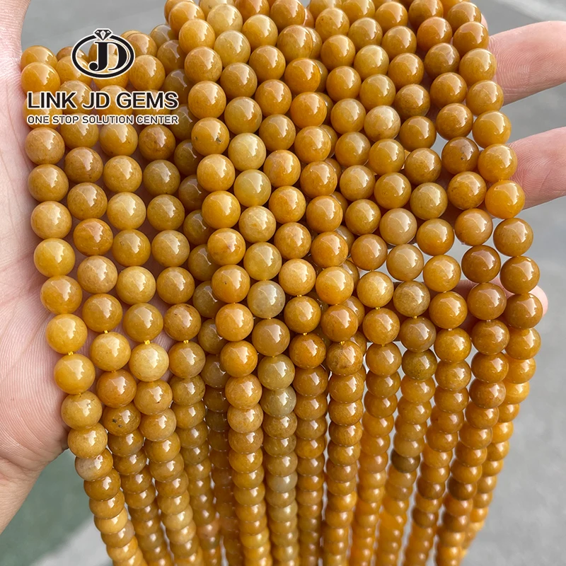 JD Wholesale 6mm 8mm 10mm Natural Stone Beeswax Yellow Jades Loose Round Smooth Beads For Jewelry Making
JD Wholesale 6mm 8mm 10mm Natural Stone Beeswax Yellow Jades Loose Round Smooth Beads For Jewelry Making