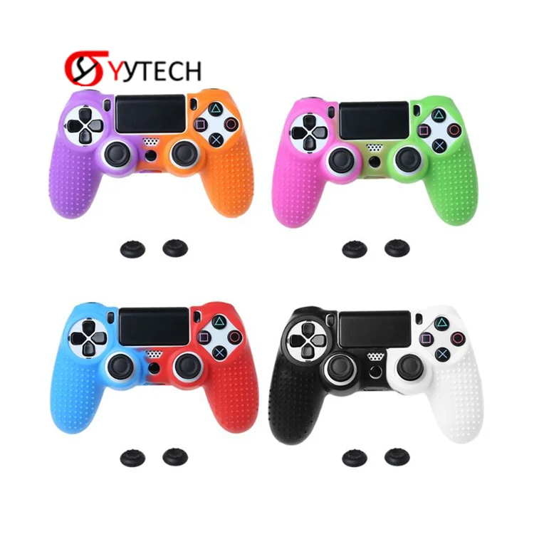 SYYTECH 3 in 1 Double Spell Silicone Cap Case Protective Sleeve for PS4 Controller Accessories
SYYTECH 3 in 1 Double Spell Silicone Cap Case Protective Sleeve for PS4 Controller Accessories