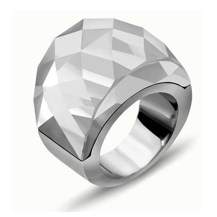 Stainless Steel Clear Glass Wedding Rings Jewelry Big Stone Ring Designs For Women Men, Silver/gold
Stainless Steel Clear Glass Wedding Rings Jewelry Big Stone Ring Designs For Women Men, Silver/gold