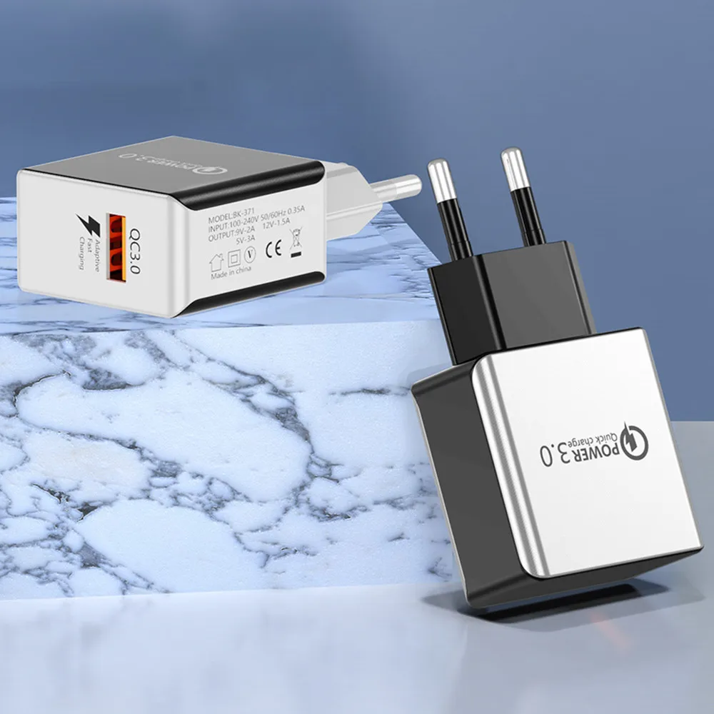 CE 1 USB 20W 18W Quick Charge QC 3.0 Wall Travel Fast Mobile Phone Charger for iPhone 100-240V Home AC power Adapter Plug, Black+white
CE 1 USB 20W 18W Quick Charge QC 3.0 Wall Travel Fast Mobile Phone Charger for iPhone 100-240V Home AC power Adapter Plug, Black+white