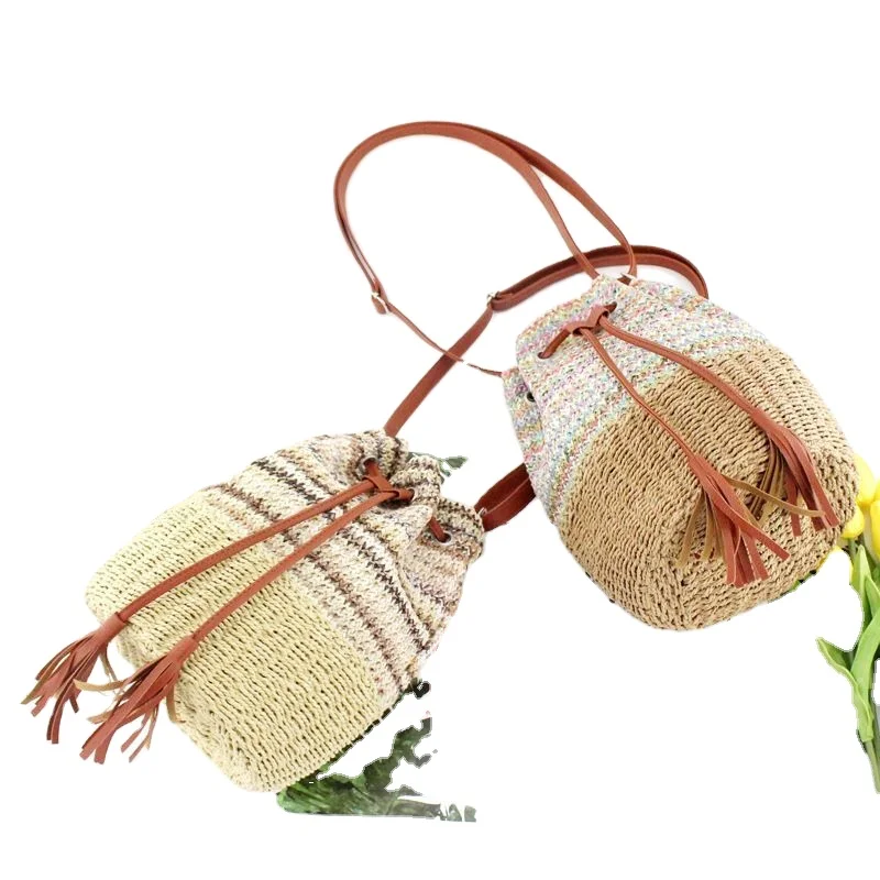 Women's Straw Handbags Large Summer Beach Bucket Woven Handle Purse Shoulder Bag Vocation Handbag, Black
Women's Straw Handbags Large Summer Beach Bucket Woven Handle Purse Shoulder Bag Vocation Handbag, Black