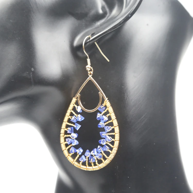 XuQian Wholesale Handmade Seed Beaded Earrings Drop Hoop Earrings For Women
XuQian Wholesale Handmade Seed Beaded Earrings Drop Hoop Earrings For Women