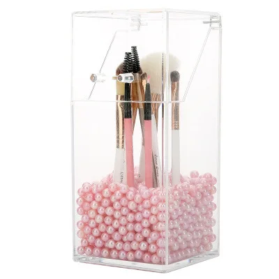 Transparent Acrylic Clam Shell Dustproof Brush Eyebrow Brush Cylinder Eyebrow Pencil Storage Box Pearl Makeup Box, Pure color
Transparent Acrylic Clam Shell Dustproof Brush Eyebrow Brush Cylinder Eyebrow Pencil Storage Box Pearl Makeup Box, Pure color