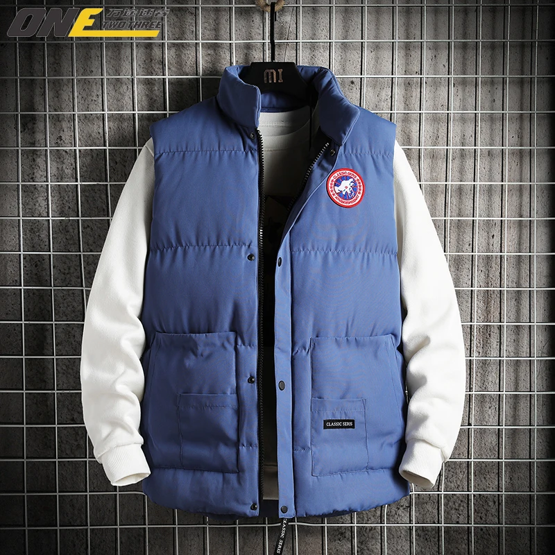 Cotton vest men's autumn winter vest foreign trade hot style men's casual down winter fashion jacket, As the picture
Cotton vest men's autumn winter vest foreign trade hot style men's casual down winter fashion jacket, As the picture