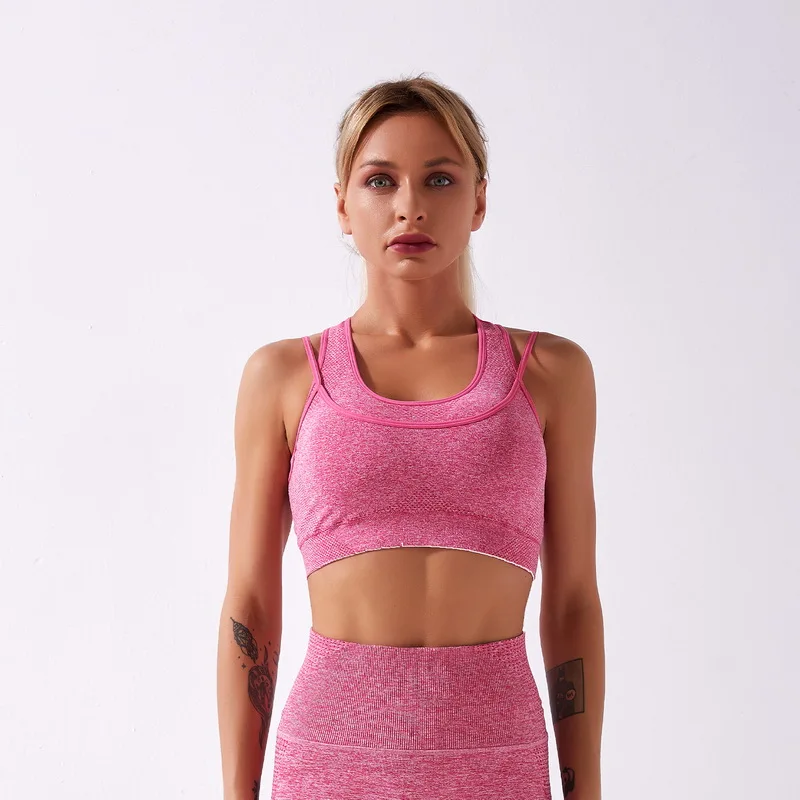 2022 New Women Breathable High Elastic Crop Top Sweater Out Door Sleeveless Camisole Gym Workout Bra, As picture
2022 New Women Breathable High Elastic Crop Top Sweater Out Door Sleeveless Camisole Gym Workout Bra, As picture