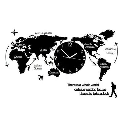 Newart 24 inch diy acrylic sticker 3d digital luminous wall clock world map for home decor kids gift
Newart 24 inch diy acrylic sticker 3d digital luminous wall clock world map for home decor kids gift