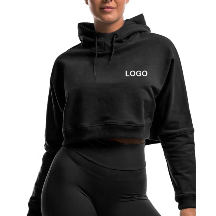 New Arrival Cotton Women Pullover Women Crop Top Hoodie Soft Sweatshirt Women, As pictures
New Arrival Cotton Women Pullover Women Crop Top Hoodie Soft Sweatshirt Women, As pictures