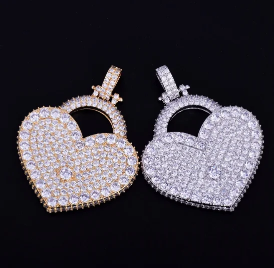 Jialin Jewelry Full CZ Stone Hip Hop Pave zircon Gold Love Heart Pendant Necklace Women
Jialin Jewelry Full CZ Stone Hip Hop Pave zircon Gold Love Heart Pendant Necklace Women