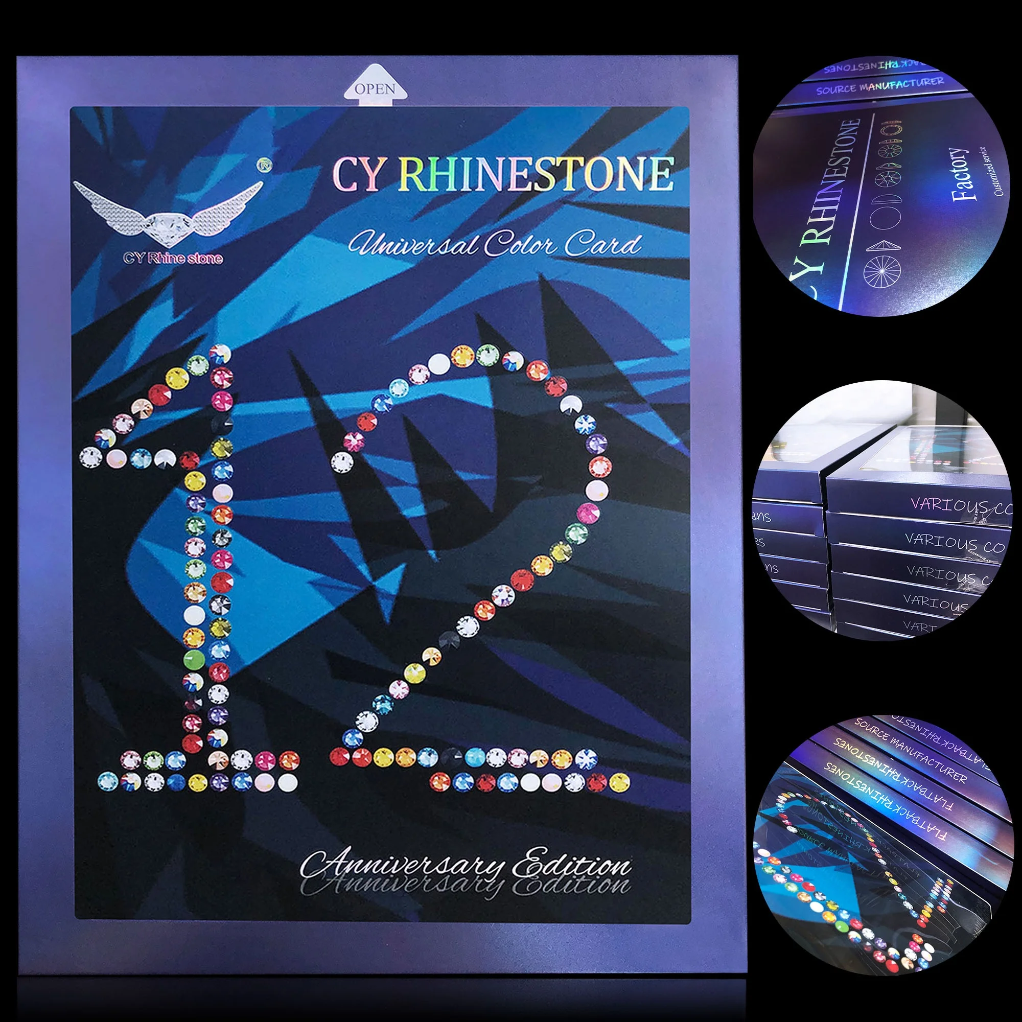 CY Factory Rhinestones New Color Card Of Shiny Good Quality Glass Nail Art Non Hot Fix
CY Factory Rhinestones New Color Card Of Shiny Good Quality Glass Nail Art Non Hot Fix