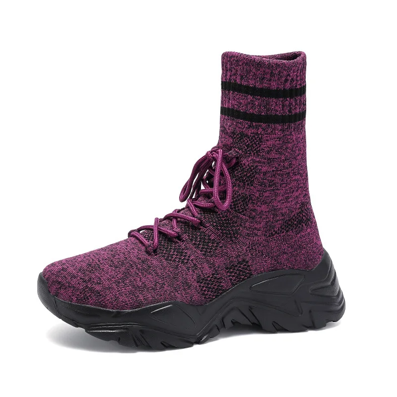 New Style Lace Up Trainers Platform Chunky Sock Sport Shoes High Top Walking Outdoor Gym Jogging Fitness Sneakers
New Style Lace Up Trainers Platform Chunky Sock Sport Shoes High Top Walking Outdoor Gym Jogging Fitness Sneakers