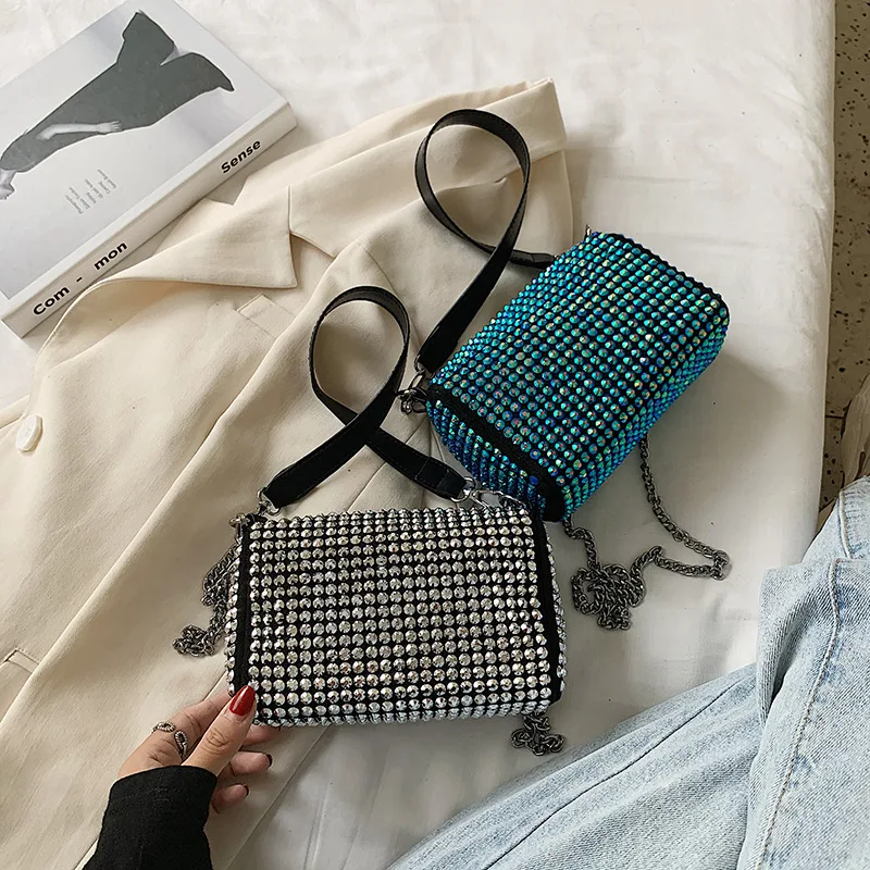 2021 fashion luxury diamond mini chain ladies armpit bag crossbody elegant women handbags with rhinestones, 3 colors
2021 fashion luxury diamond mini chain ladies armpit bag crossbody elegant women handbags with rhinestones, 3 colors