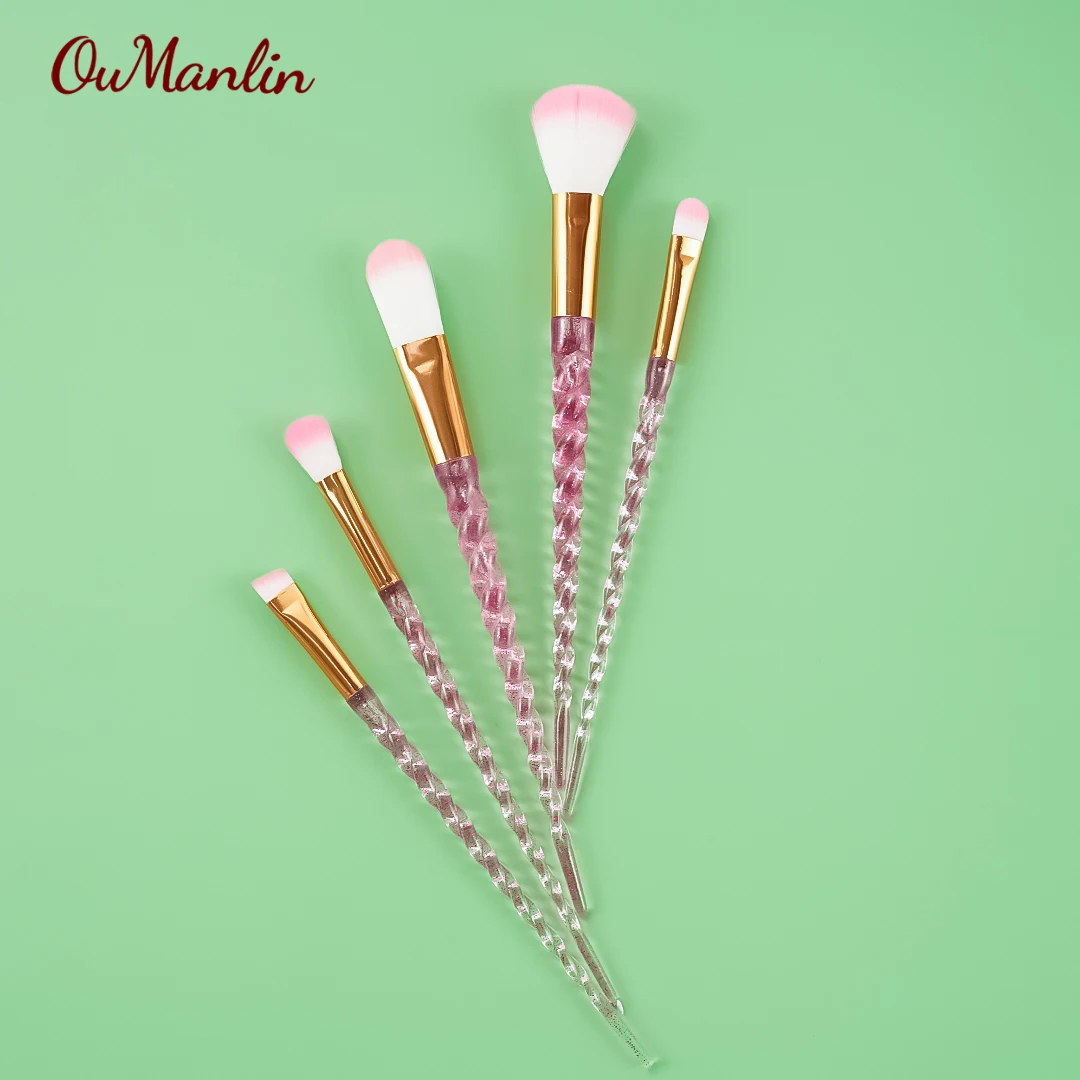 OumanLin Hot Sale 5 Pcs Spiral Makeup Brush Set Beauty Cosmetic Tools Top Selling Makeup Brush Set Wholesale Synthetic Eyeshadow, Customized color
OumanLin Hot Sale 5 Pcs Spiral Makeup Brush Set Beauty Cosmetic Tools Top Selling Makeup Brush Set Wholesale Synthetic Eyeshadow, Customized color