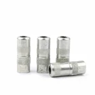 Grease Gun Zine Plated Grease Coupler 4 Jaw Grease Nipple Gun Nozzle Coupler