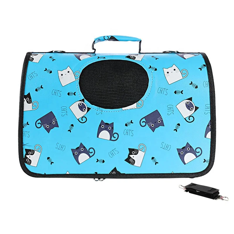 Kimpets Hot Sale Pet Portable Travel Bag Cat Carrier Breathable Foldable Cat Kennel, Blue/beige/pink 
Kimpets Hot Sale Pet Portable Travel Bag Cat Carrier Breathable Foldable Cat Kennel, Blue/beige/pink