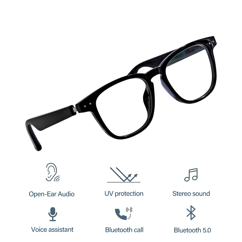 2022 Wireless Charge Smart Audio Sun Glasses TR90 Frame Blue Light Blocking Eyewear Sunglasses Earphone
2022 Wireless Charge Smart Audio Sun Glasses TR90 Frame Blue Light Blocking Eyewear Sunglasses Earphone
