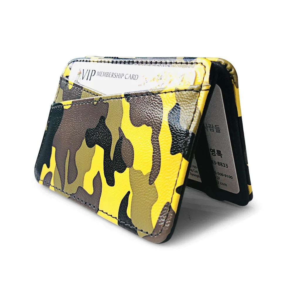 Creativity Men's Flip Mini Slim Purse Camouflage Leather PU Magic Wallet With Coin Pocket Male Cash ID Credit Card Holder Trend
Creativity Men's Flip Mini Slim Purse Camouflage Leather PU Magic Wallet With Coin Pocket Male Cash ID Credit Card Holder Trend