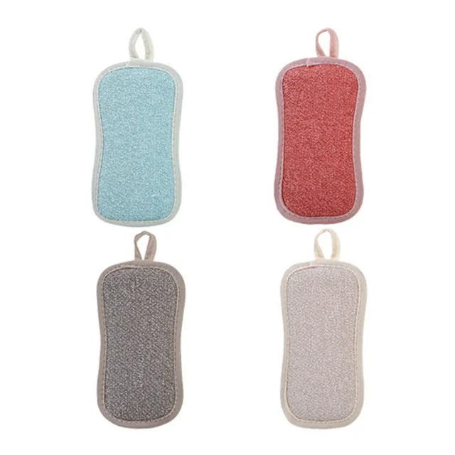 Dishwashing Brush Pot Sponge Kitchen Cleaning Decontamination Double-sided Dish Cloth Kitchen Accessories, As show
Dishwashing Brush Pot Sponge Kitchen Cleaning Decontamination Double-sided Dish Cloth Kitchen Accessories, As show