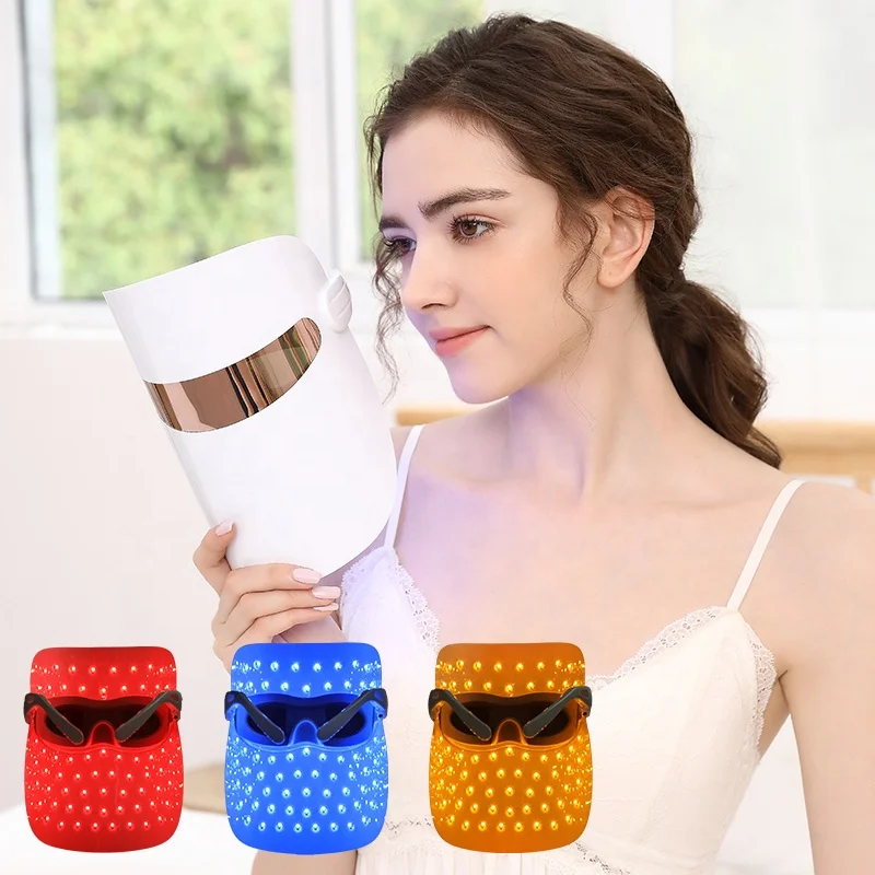 Lightweight 3 Colors Led Face Mask Light Therapy Skin Rejuvenation Facial Care Mask
Lightweight 3 Colors Led Face Mask Light Therapy Skin Rejuvenation Facial Care Mask