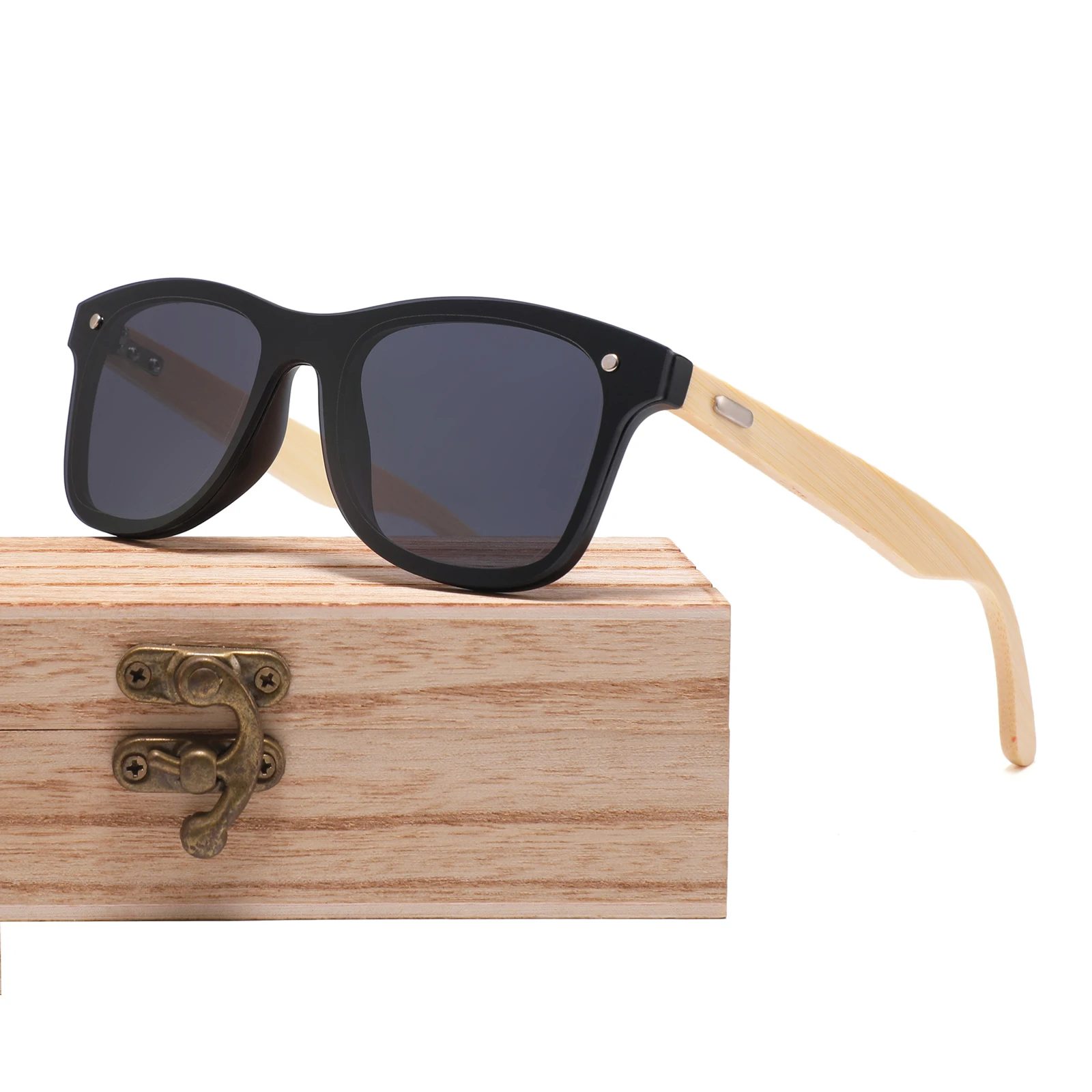 Custom Logo One Piece Lens Wood Sunglasses Sun Glasses Shade Men Women Bamboo Sunglasses, Custom color
Custom Logo One Piece Lens Wood Sunglasses Sun Glasses Shade Men Women Bamboo Sunglasses, Custom color