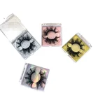 3D Mink False Lashes 100% Real Mink Fur False Eyelashes Handicraft