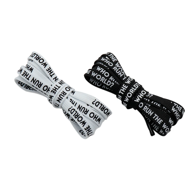 Coolstring Lace Polyester Made Shoelace With Printing Letters Drop ship Flat Shoe Lace Support Custom Length And Size With Low Price, Customized color
Coolstring Lace Polyester Made Shoelace With Printing Letters Drop ship Flat Shoe Lace Support Custom Length And Size With Low Price, Customized color