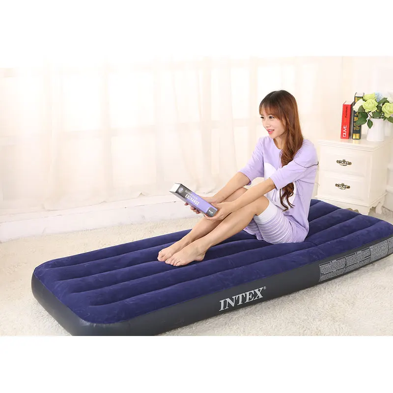 intex inflatable bed small size inflatable air bed mattress for camping+queen size air mattress