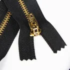 4# Size Brass Teeth Black Zipper For Jeans Sewing Garments Handbag Craft Sewing With 7/9/10/11/12/13/15/18 CM