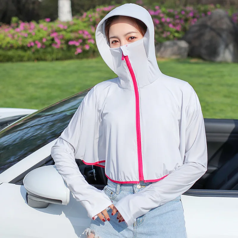 Summer Outdoor Multi-color Fashionable Cooling Sun Protection Cloth With Sun-proof Hat Sleeve for Girls
Summer Outdoor Multi-color Fashionable Cooling Sun Protection Cloth With Sun-proof Hat Sleeve for Girls