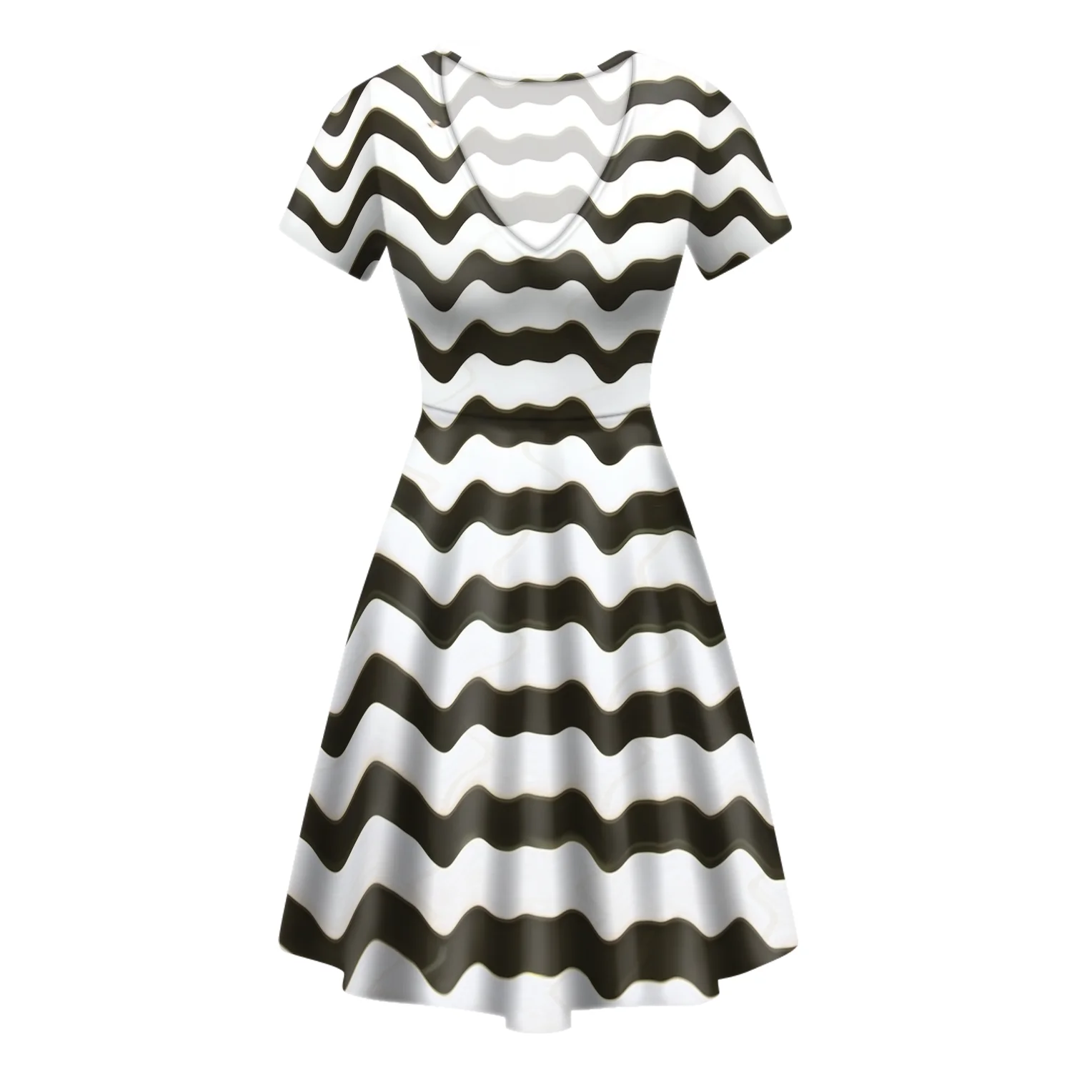Pakaian Robe Original Summer Custom Knee-length Mid Women's V Neck Short Sleeve Striped Loose T-Shirt Sexy Dress for Girls
Pakaian Robe Original Summer Custom Knee-length Mid Women's V Neck Short Sleeve Striped Loose T-Shirt Sexy Dress for Girls