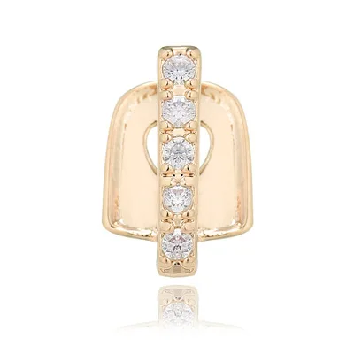 European Vertical Diamond Teeth Grillz Single Big Tooth Hip Hops Gold Plated Inlaid Zircon Teeth Grillz For Women Men
European Vertical Diamond Teeth Grillz Single Big Tooth Hip Hops Gold Plated Inlaid Zircon Teeth Grillz For Women Men