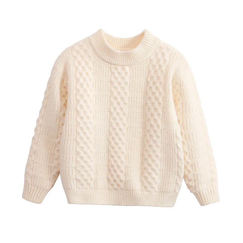 Girls sweater knitting sweater boys New autumn winter clothes with velvet warm thick baby pullover sweater
Girls sweater knitting sweater boys New autumn winter clothes with velvet warm thick baby pullover sweater