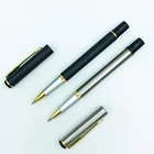 High quality smooth writing business corporate luxury metal ink pen roller tip ball pen with cap