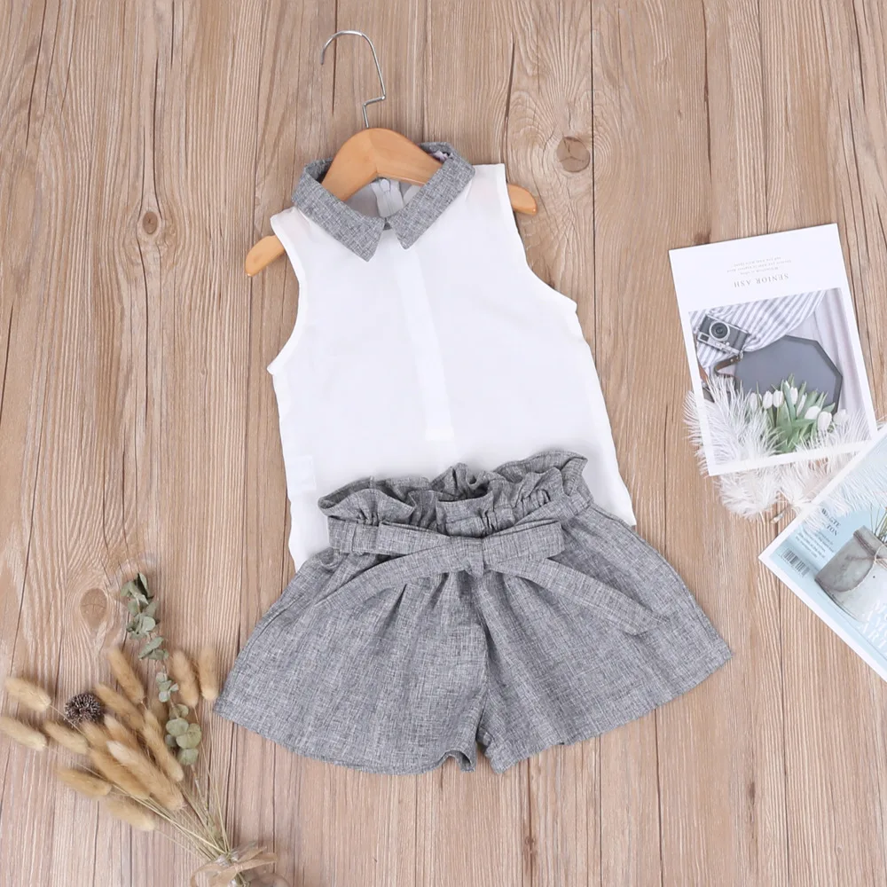 2020 summer kids clothing ins Amazon girls chiffon vest shorts two-piece children clothes suit
2020 summer kids clothing ins Amazon girls chiffon vest shorts two-piece children clothes suit