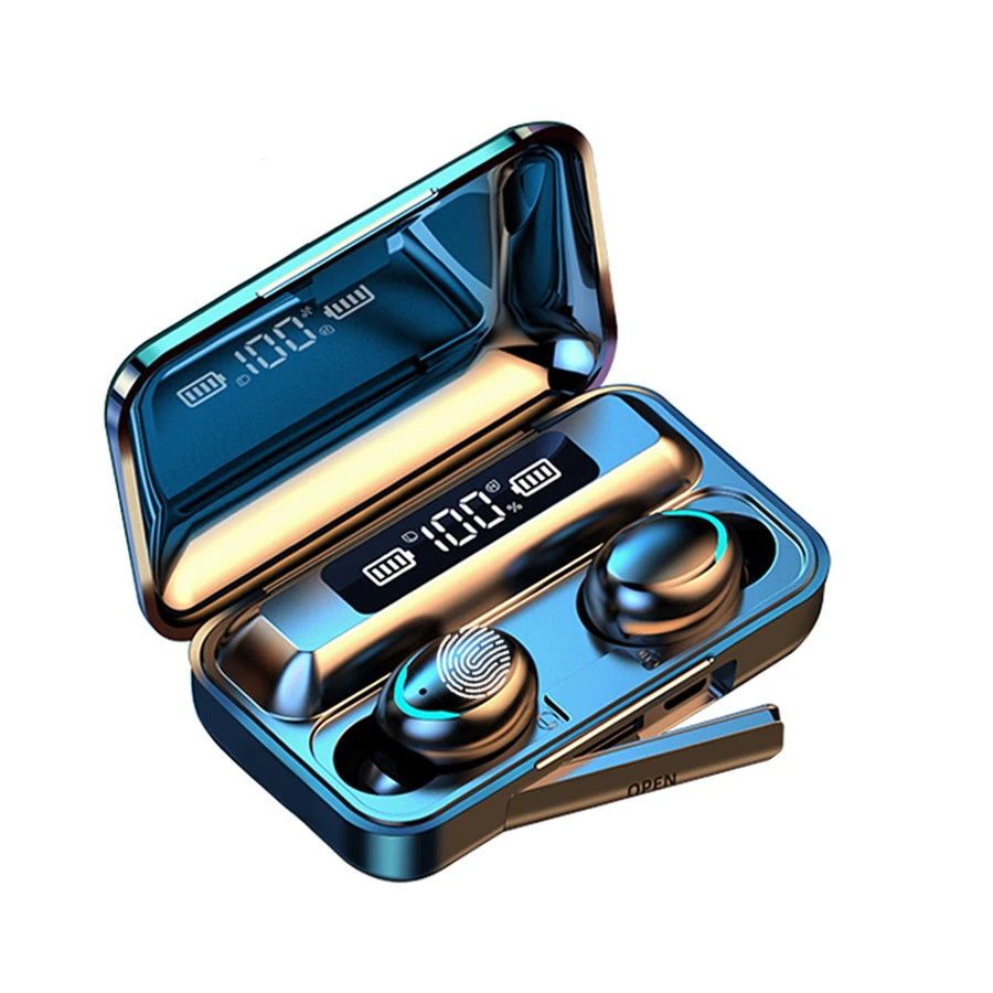 Wireless Headphone BT 5.0 TWS In-ear Earbuds Sports 2200mAh Charging Case LED Power Display Headset Earphone
Wireless Headphone BT 5.0 TWS In-ear Earbuds Sports 2200mAh Charging Case LED Power Display Headset Earphone