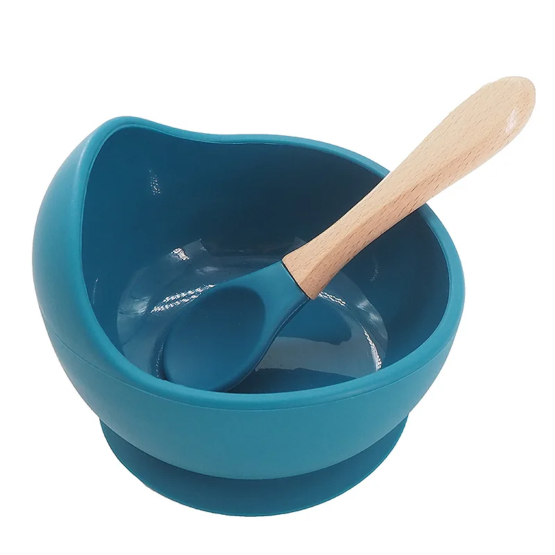 M-DD Baby Feeding Silicone Bowl With Spoon Learning Dishes Suction Bowl Set Wood Spoon Non-Slip 23 color Silicone Bowl Set, Gray ,green,pink,peach pink,yellow
M-DD Baby Feeding Silicone Bowl With Spoon Learning Dishes Suction Bowl Set Wood Spoon Non-Slip 23 color Silicone Bowl Set, Gray ,green,pink,peach pink,yellow